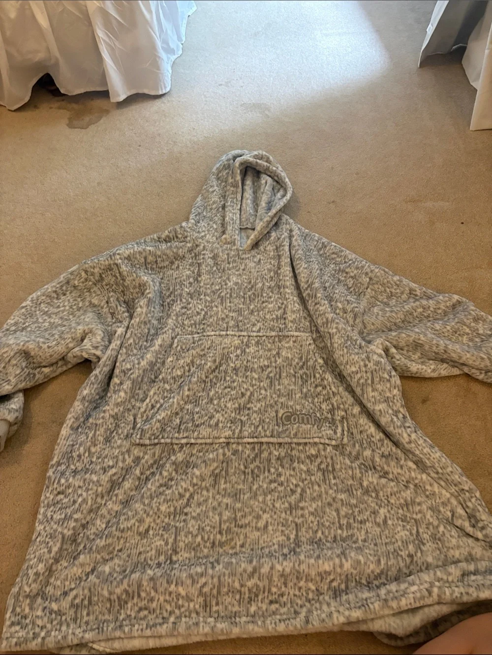 The Comfy Oversized Hooded Pullover - Heather Gray